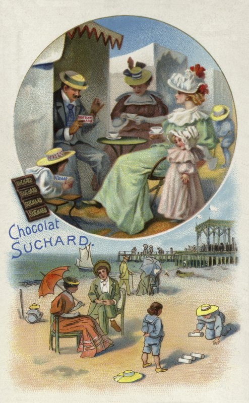 Dégustation de chocolat Suchard à la plage - European School