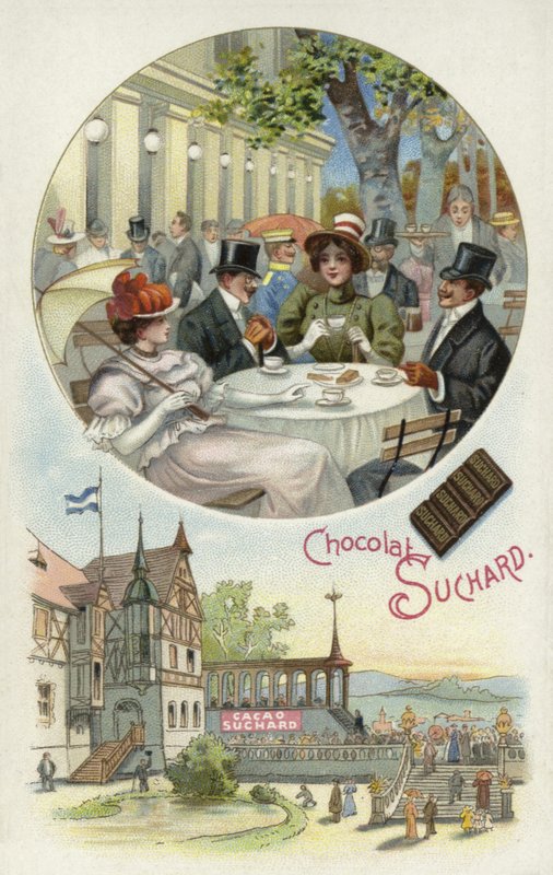 Dégustation de chocolat Suchard en plein air - European School