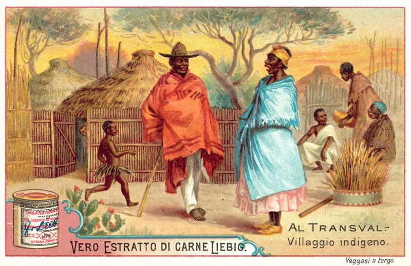Village indigène dans le Transvaal - European School