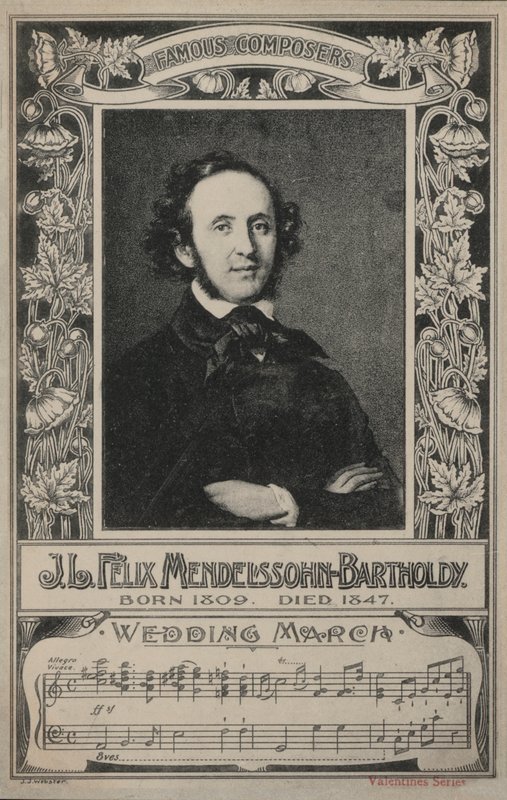 J L Felix Mendelssohn-Bartholdy, Portrait - European School