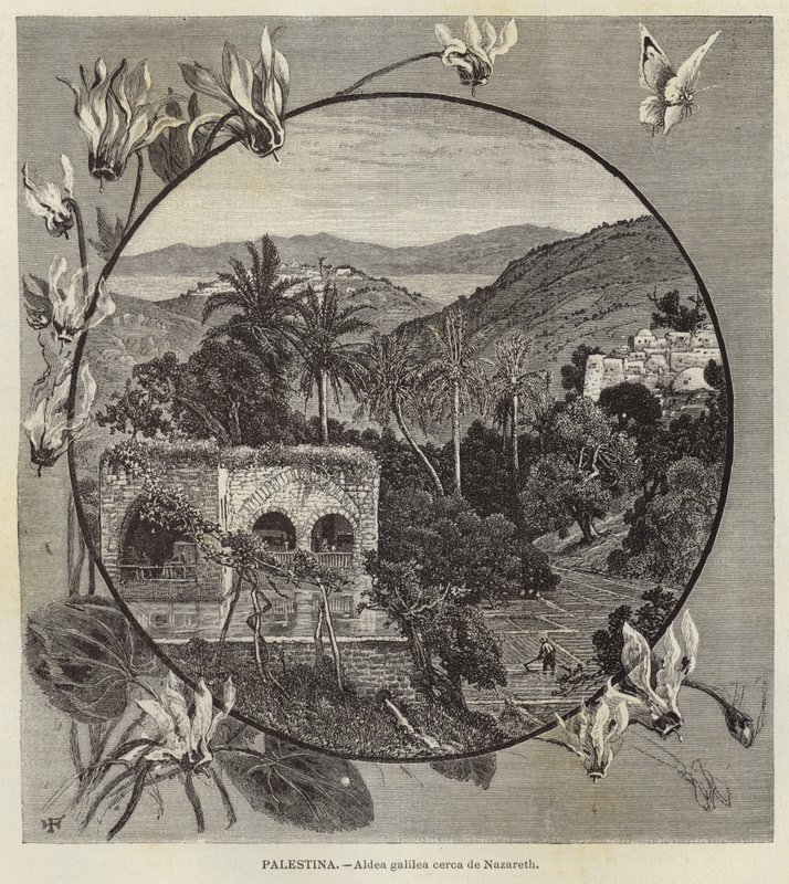 Palestine, Village galiléen près de Nazareth - European School