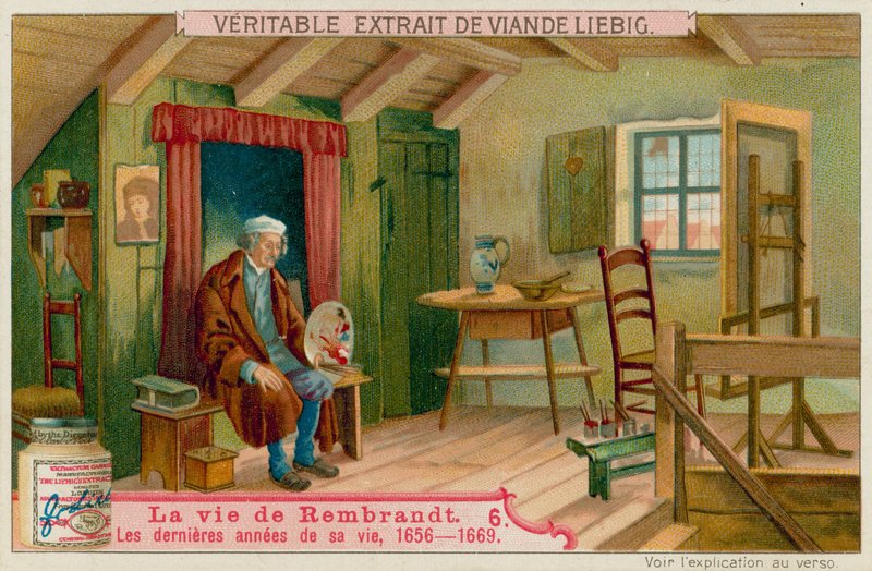 Les dernières années de Rembrandt - European School