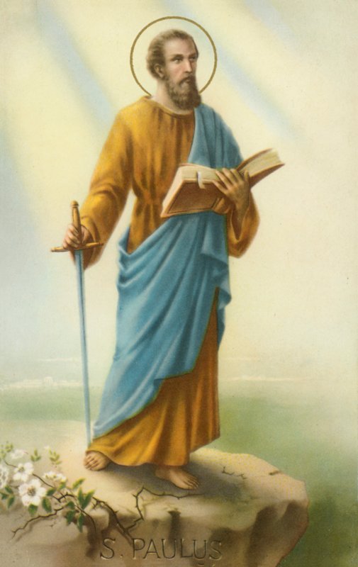 St Paul (lithographie couleur) - European School