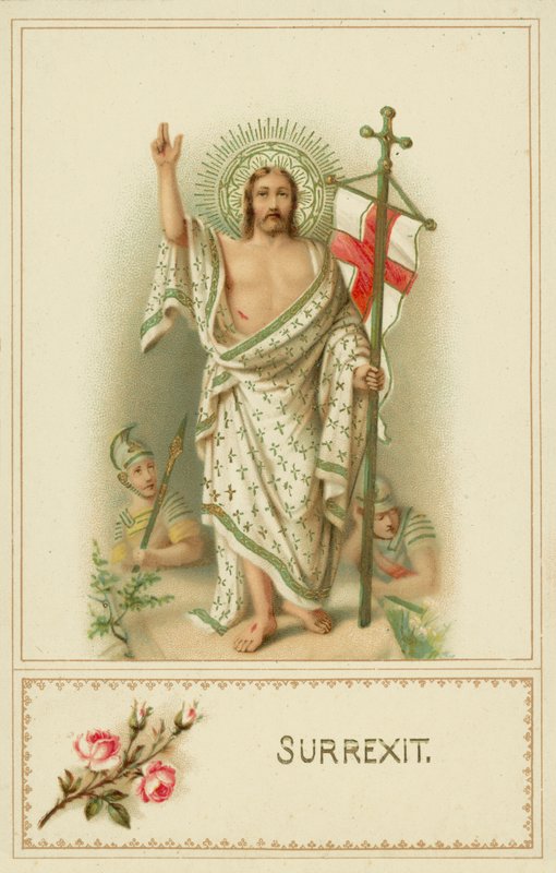 Surrexit (Le Christ est ressuscité) (chromolitho) - European School