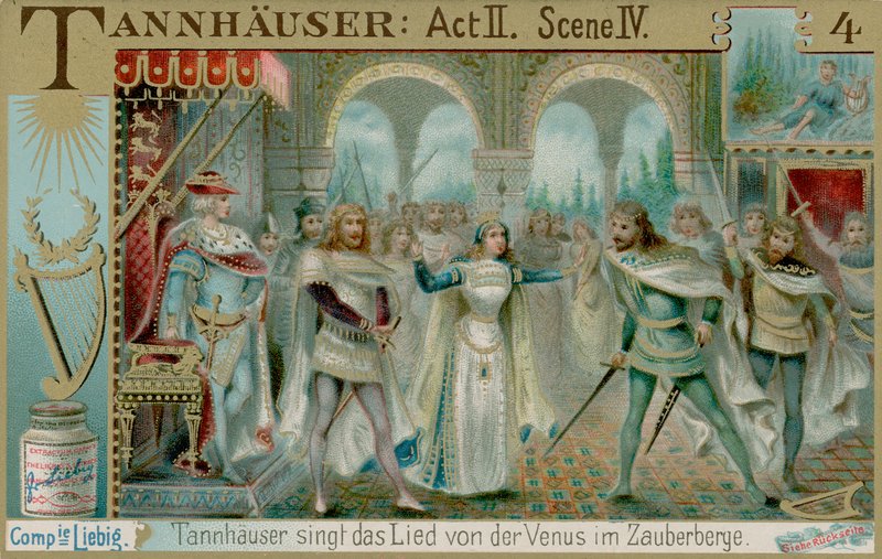 Le concours de chant à Wartburg (chromolithographie) - European School