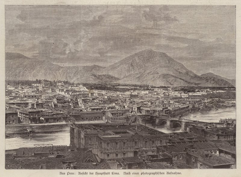 Vue de Lima, Pérou - European School