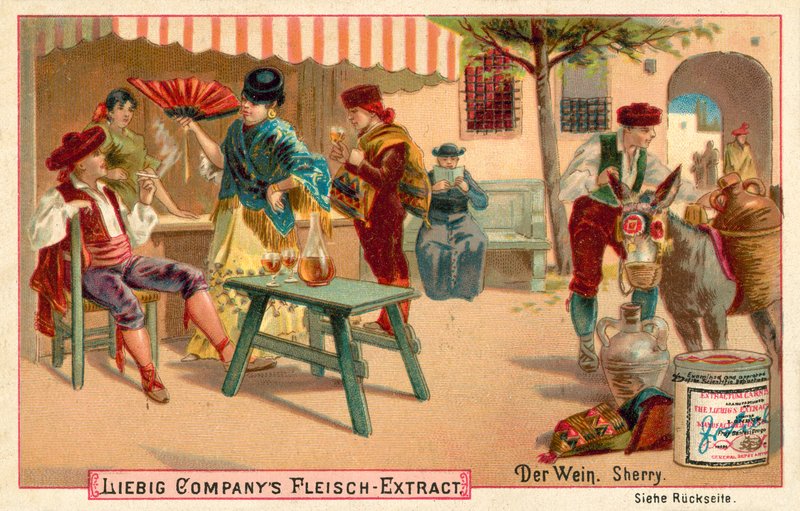 Vin : Xérès (chromolithographie) - European School