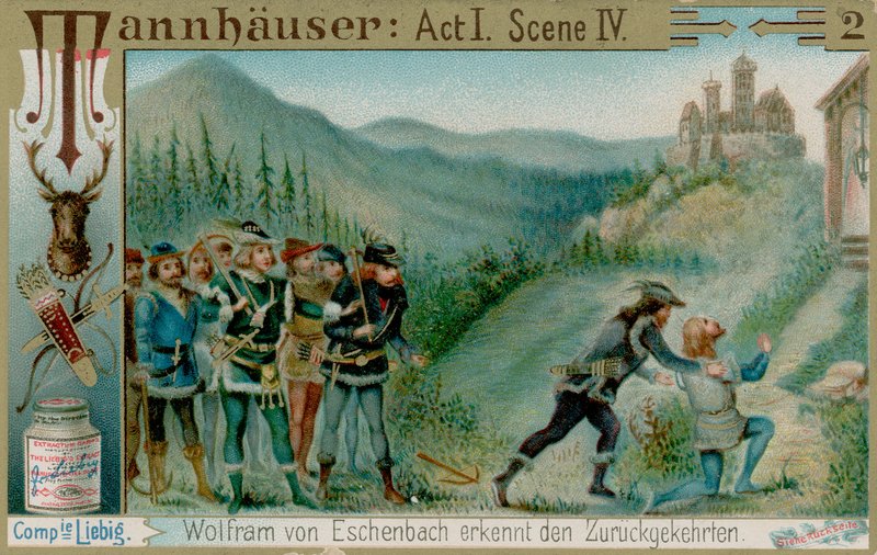 Wolfram et ses compagnons trouvent Tannhäuser - European School