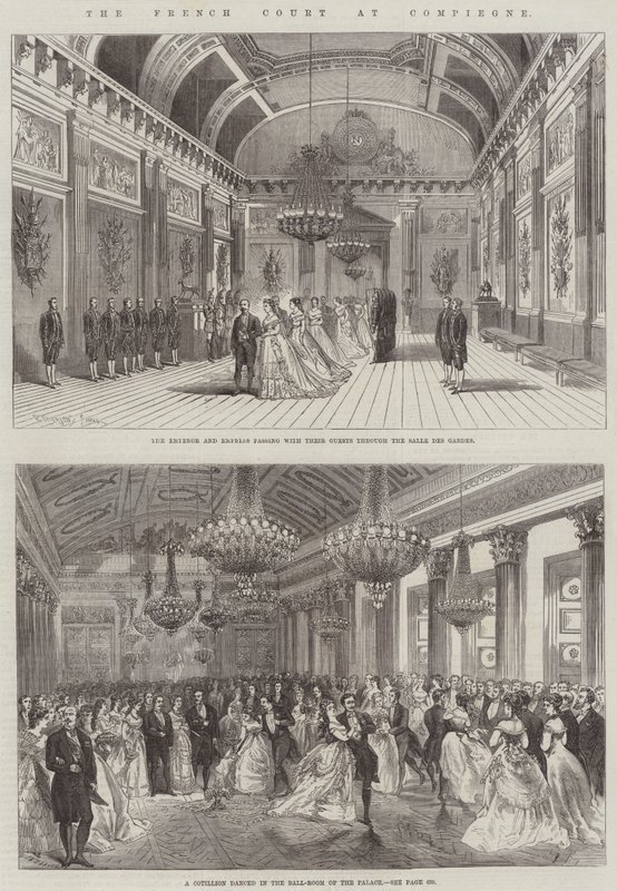 La cour française à Compiègne - Felix Thorigny