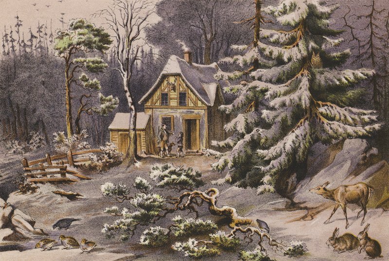 Décembre - Ferdinand Karl Klimsch