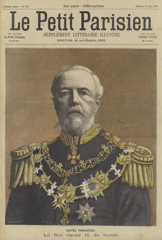 Oscar II, roi de Suède - Fortune Louis Meaulle