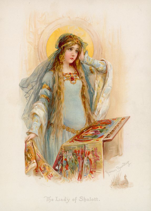 La Dame de Shalott de Tennyson - Frances Brundage