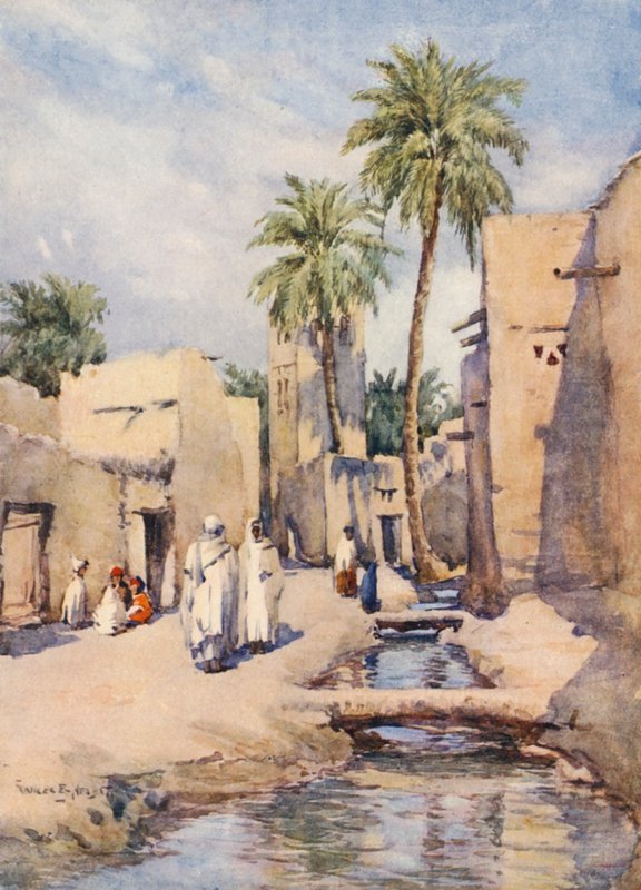 Une rue de village, Biskra - Frances Nesbitt
