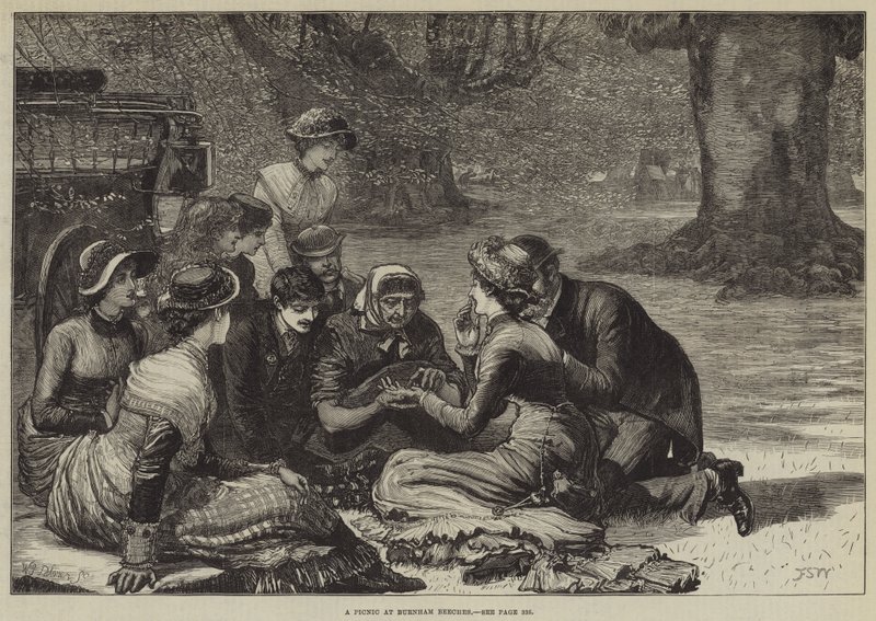 Un Pique-nique à Burnham Beeches - Francis S. Walker