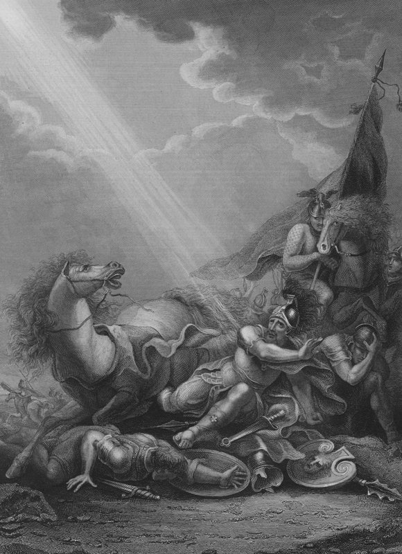 La Conversion de Saint Paul (gravure) - Francis Bourgeois