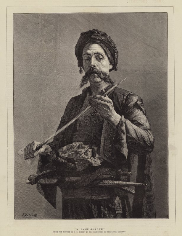 Un Bachi-Bouzouk - Francis Davis Millet