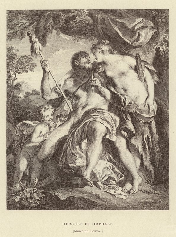 Hercule et Omphale - Francois (after) Boucher