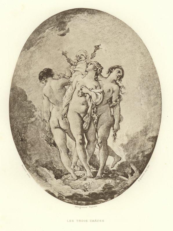 Les Trois Grâces - Francois (after) Boucher