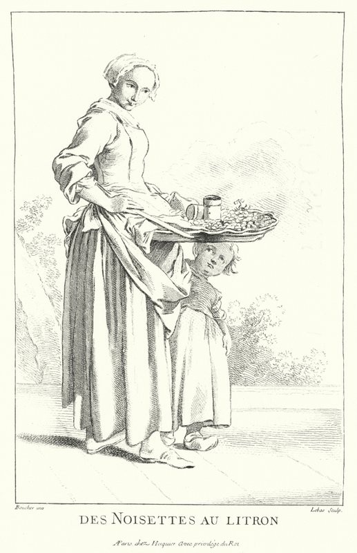 Vendeur de noix - Francois (after) Boucher