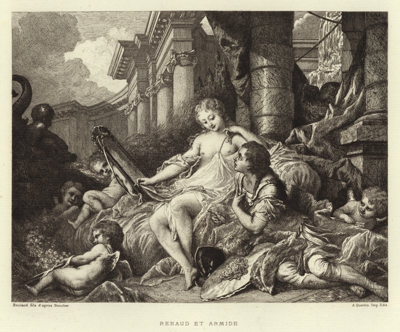 Renaud et Armide - Francois (after) Boucher