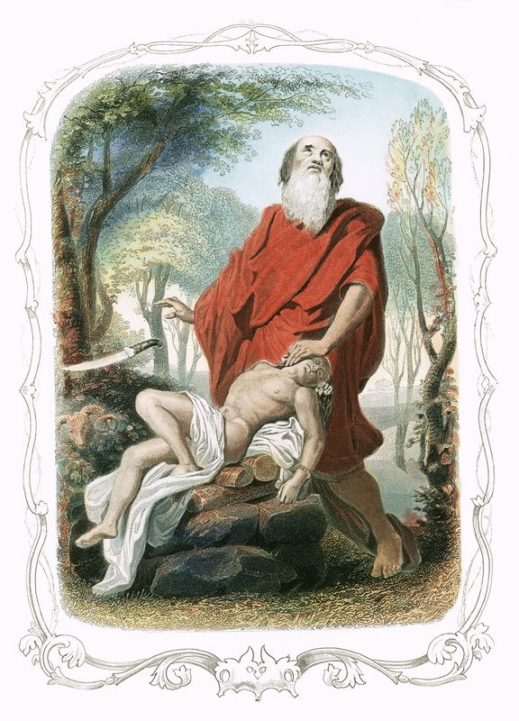 Abraham offrant Isaac - Francois Feyen Perrin