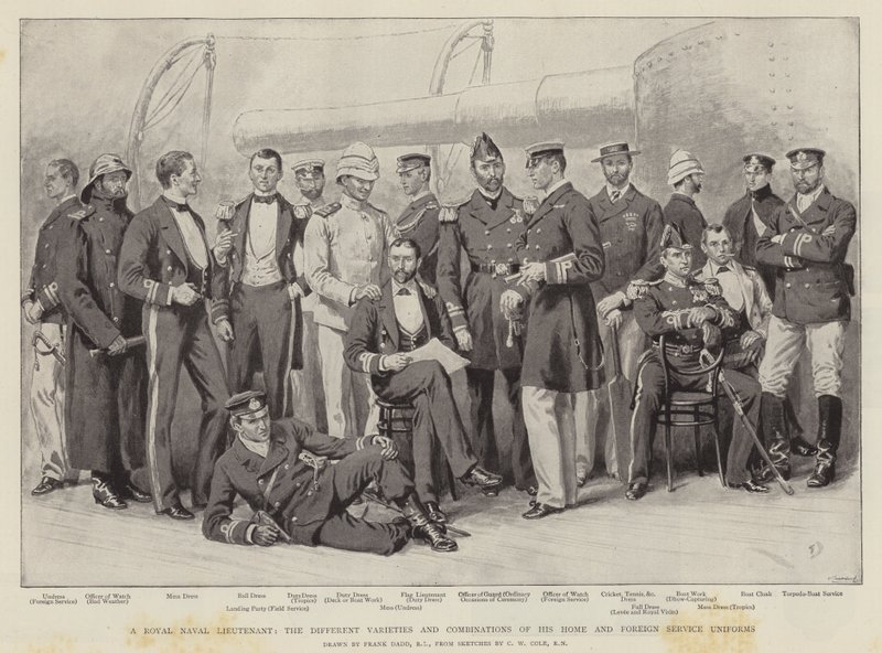 Un lieutenant de la marine royale - Frank Dadd