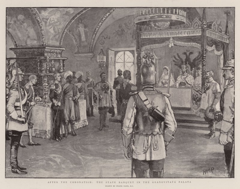 Après le couronnement, le banquet d