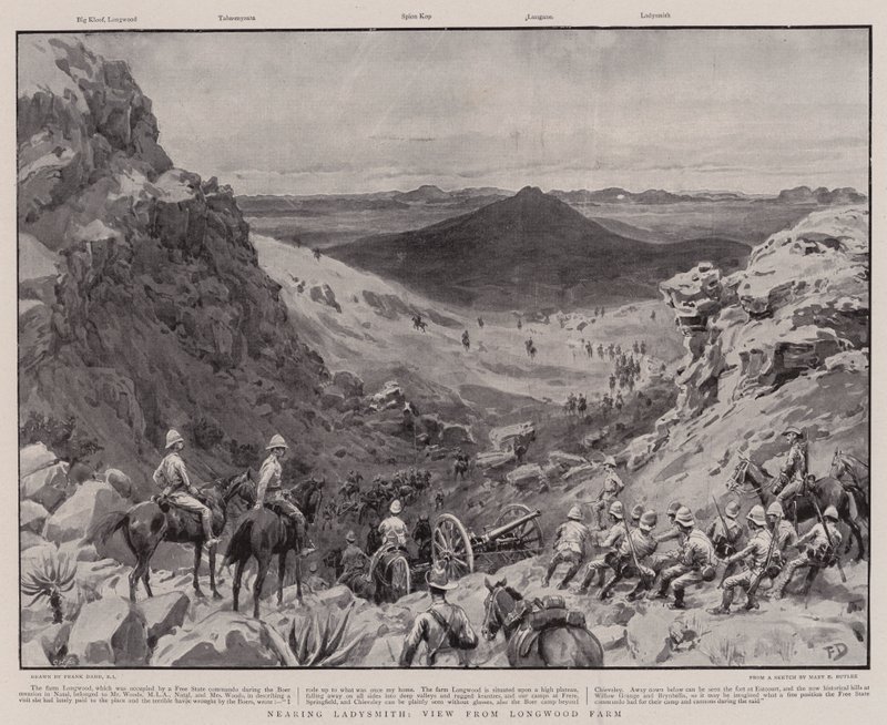 Approchant de Ladysmith, vue de Longwood Farm - Frank Dadd
