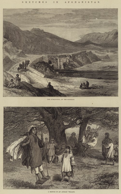 Croquis en Afghanistan - Frank Dadd