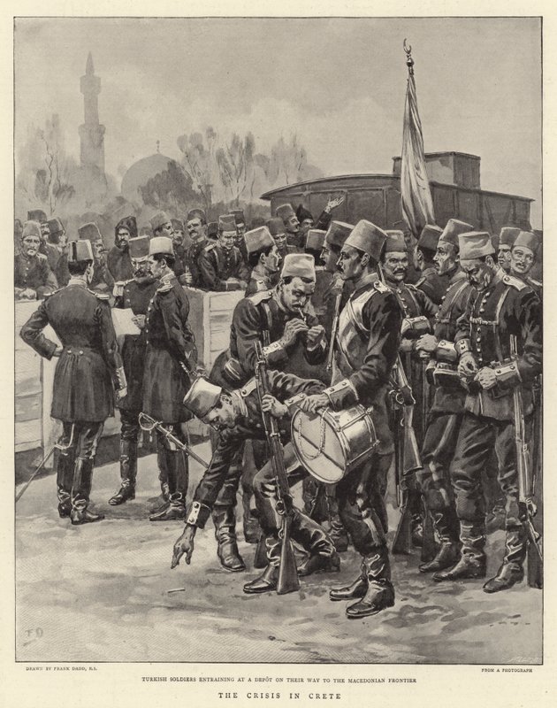 La crise en Crète - Frank Dadd