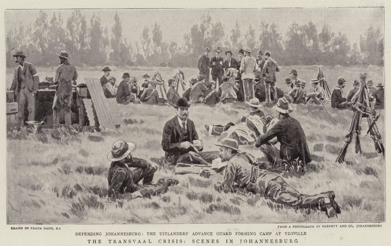 La crise du Transvaal, scènes à Johannesburg - Frank Dadd