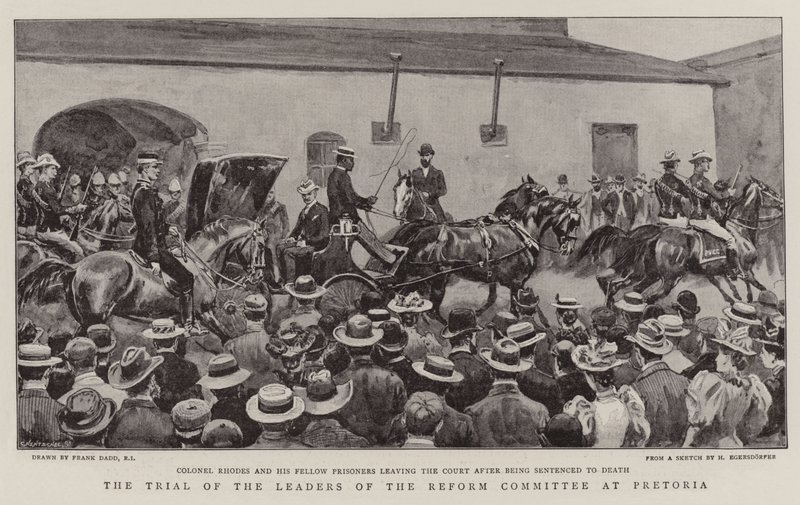 Le procès des chefs du Comité de réforme à Pretoria - Frank Dadd