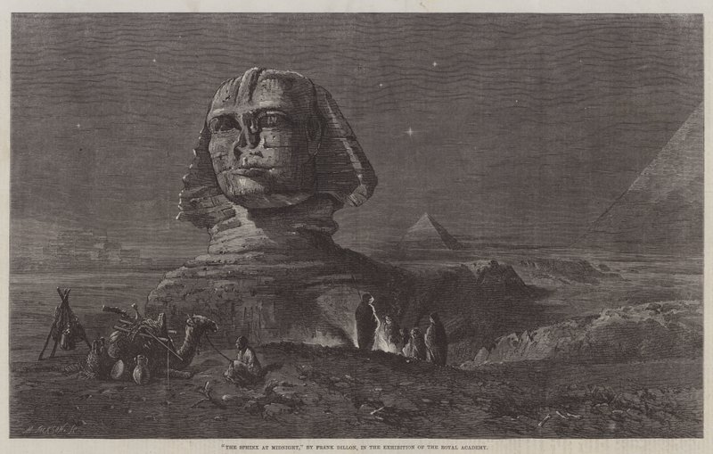 Le Sphinx à minuit, dans l