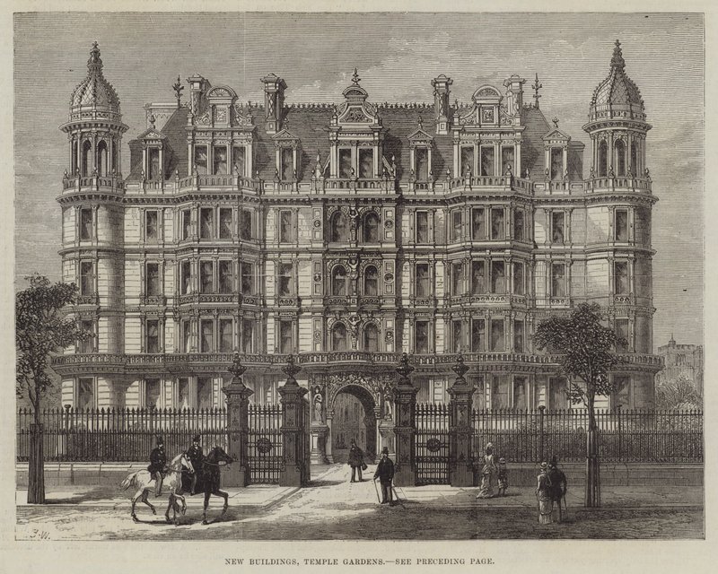Nouveaux bâtiments, Temple Gardens - Frank Watkins