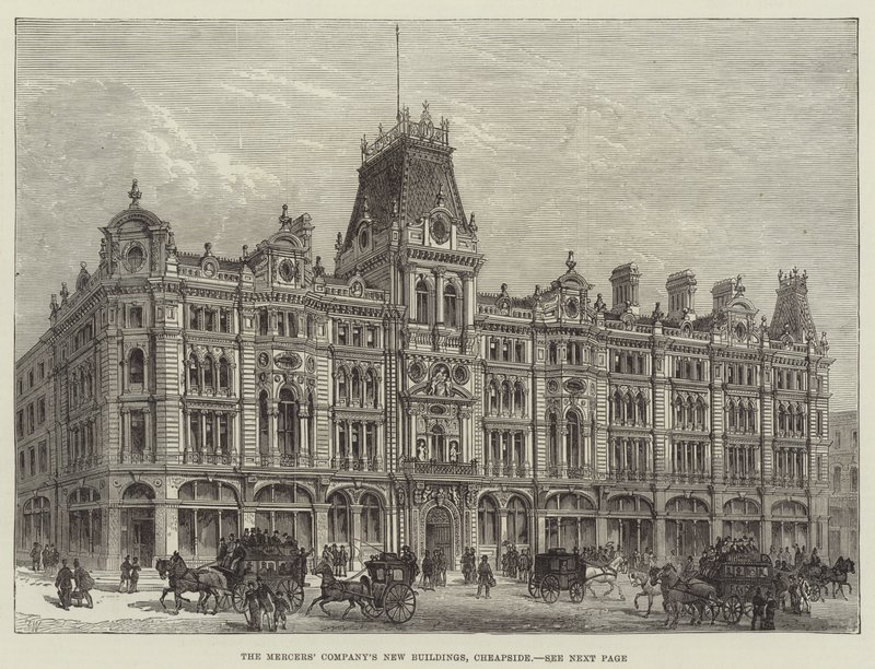 Les Nouveaux Bâtiments de la Compagnie des Merciers, Cheapside - Frank Watkins