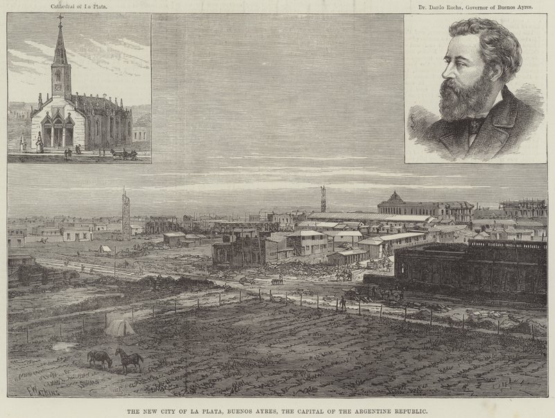 La nouvelle ville de La Plata, Buenos Aires, capitale de la République argentine - Frank Watkins