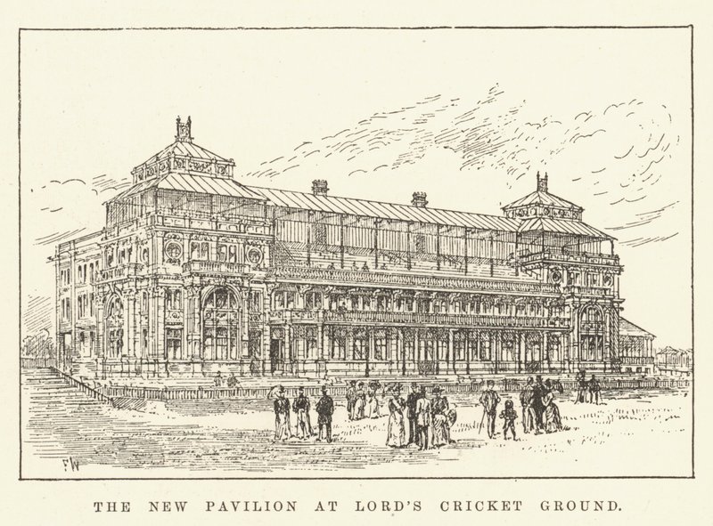 Le nouveau pavillon au terrain de cricket de Lord