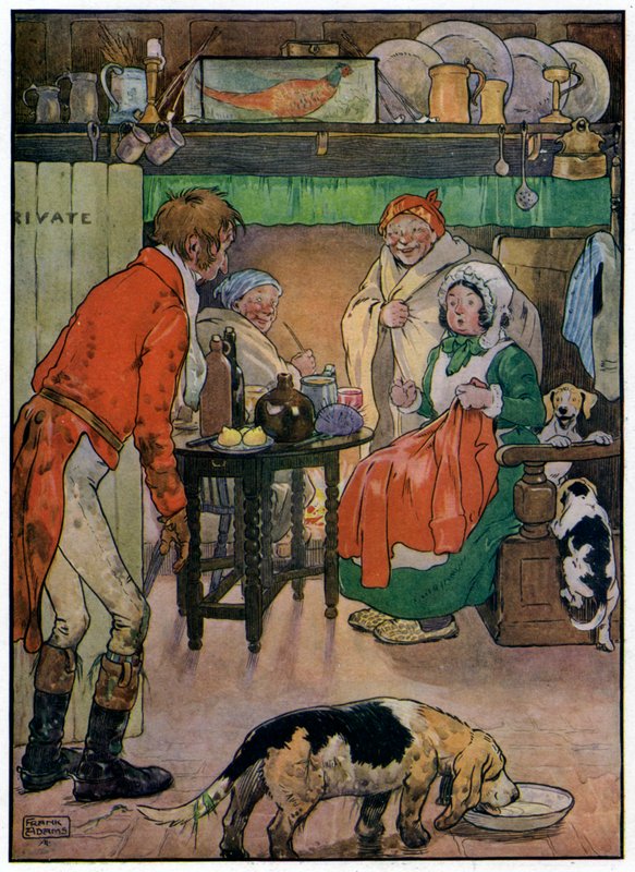 Trois joyeux chasseurs - Frank Adams