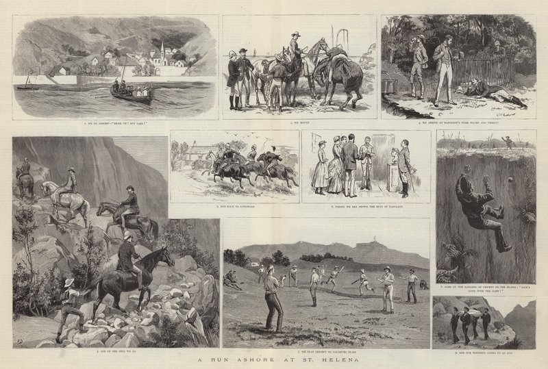 Une escale à Sainte-Hélène - Frank Dadd
