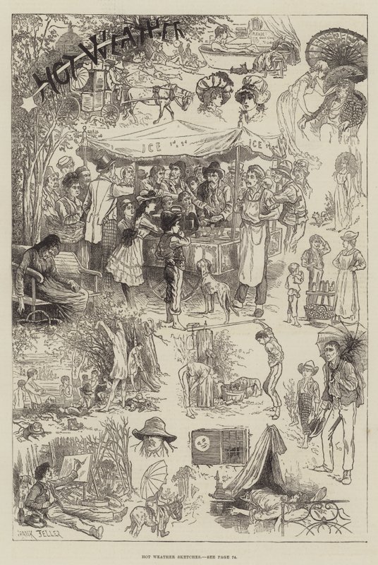 Croquis par temps chaud - Frank Feller
