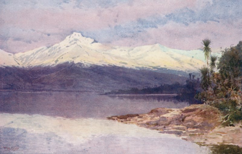 Nouvelle-Zélande : Le lac Diamond - Frank H Wright