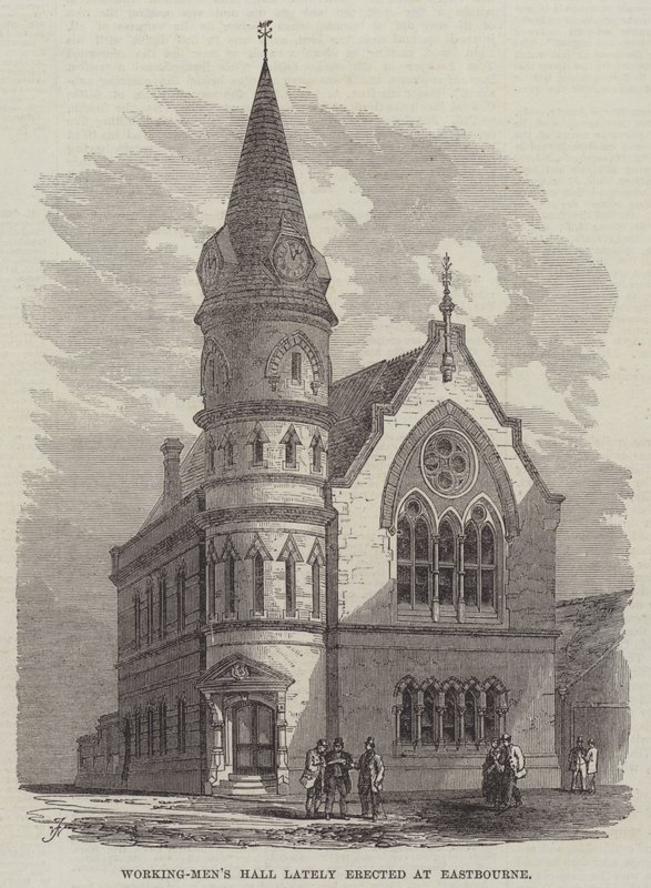 Salle des ouvriers récemment érigée à Eastbourne - Frank Watkins