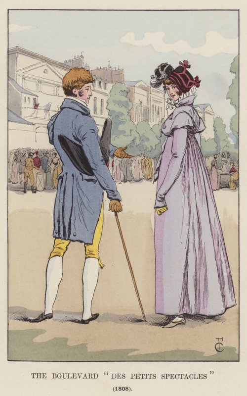 Le Boulevard des Petits Spectacles, 1808 - François Courboin