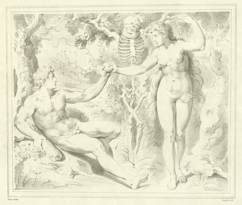 Adam et Ève - Frans Floris