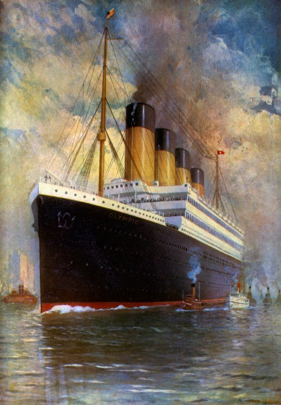 White Star Line, Triple Hélice, SS Olympic - Fred Pansing