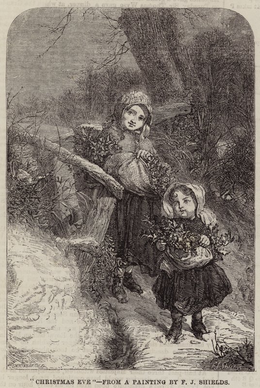 La veille de Noël - Frederic James Shields