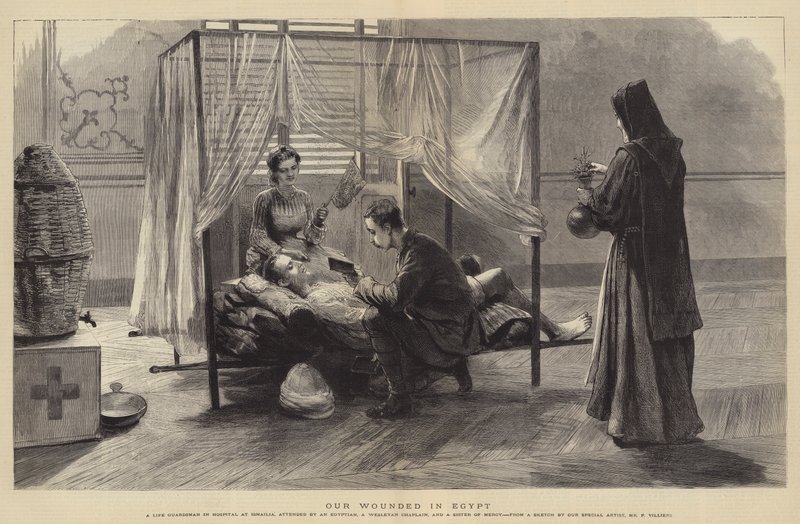 Nos blessés en Égypte - Frederic Villiers