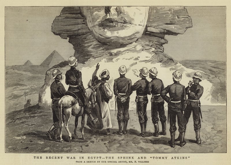 La récente guerre en Égypte, le Sphinx et Tommy Atkins - Frederic Villiers