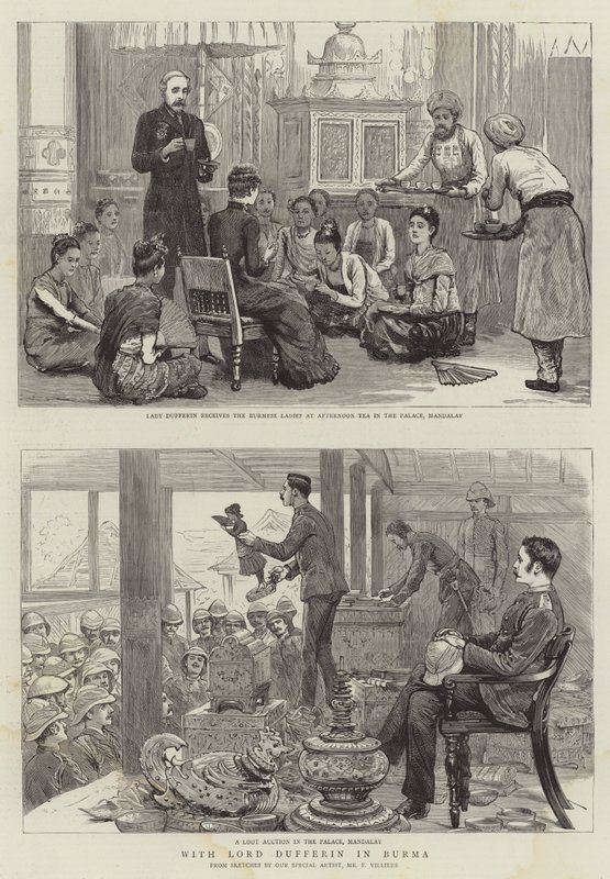 Avec Lord Dufferin en Birmanie - Frederic Villiers
