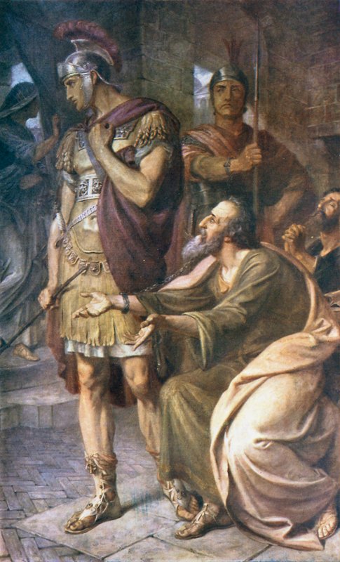 Paul à Rome - Frederic James Shields